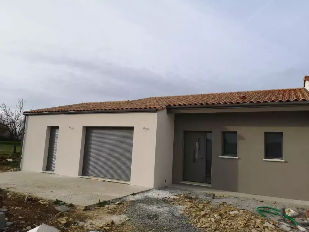 enduit projeté maison